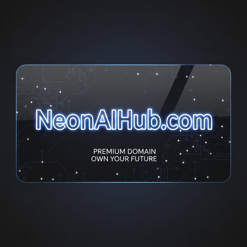 NeonAIHub.com premium brandable domain