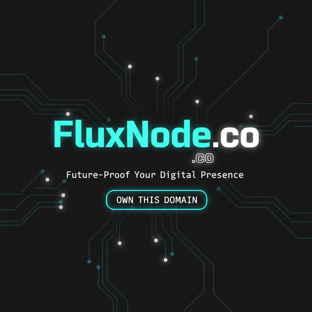 FluxNode.co brandable domain for network and developer platforms