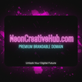 NeonCreativeHub.com premium brandable domain